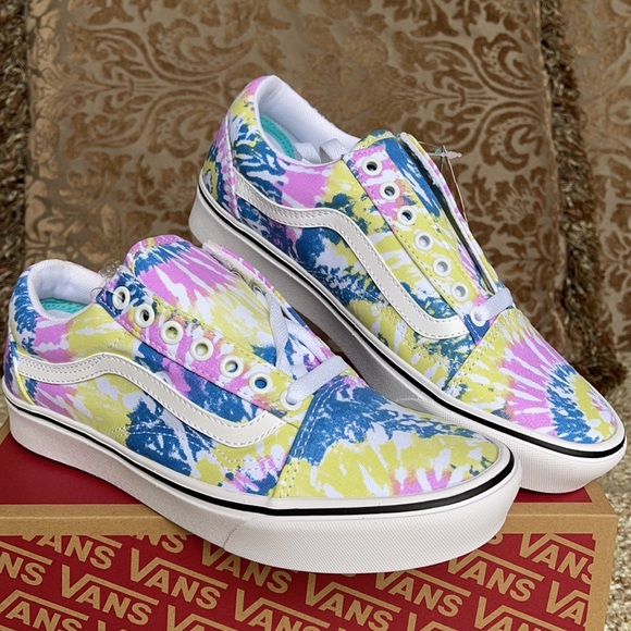 Vans Comfycush Old Skool Tie-Dye Orchid/Trwht WMNS - Picture 9 of 16